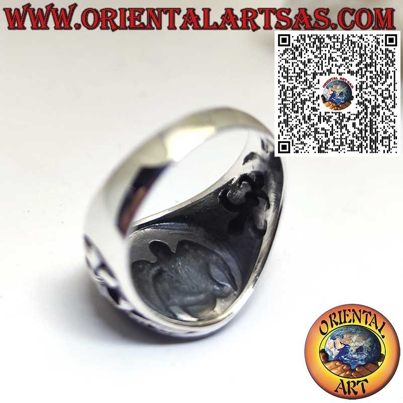 Bague Saint Gabriel en argent 925 – Archange Messager de Dieu, Saint Patron et Amulette de protection