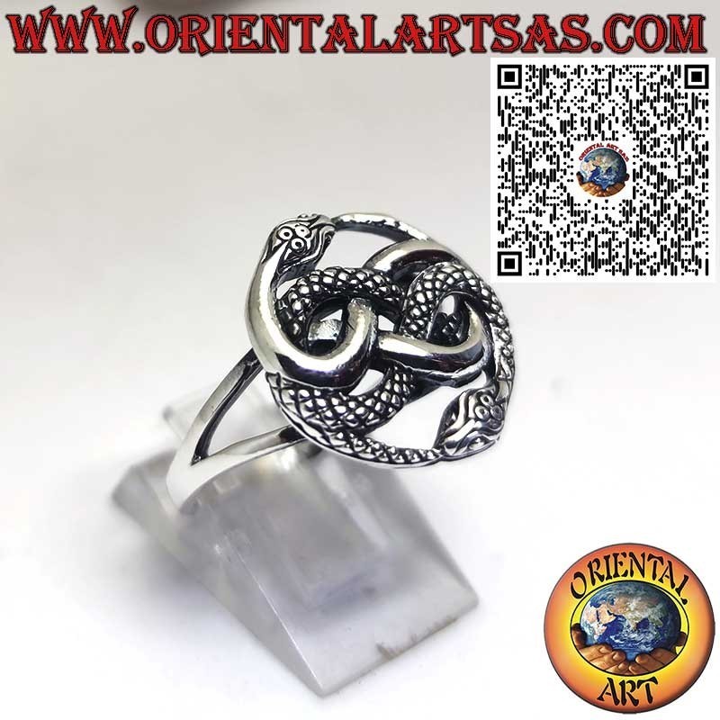 Anello in Argento con Simbolo Auryn – Gioiello Ispirato a La Storia Infinita