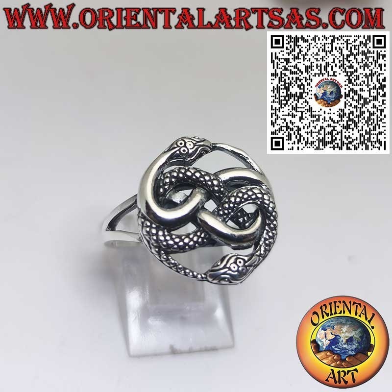 Anello in Argento con Simbolo Auryn – Gioiello Ispirato a La Storia Infinita