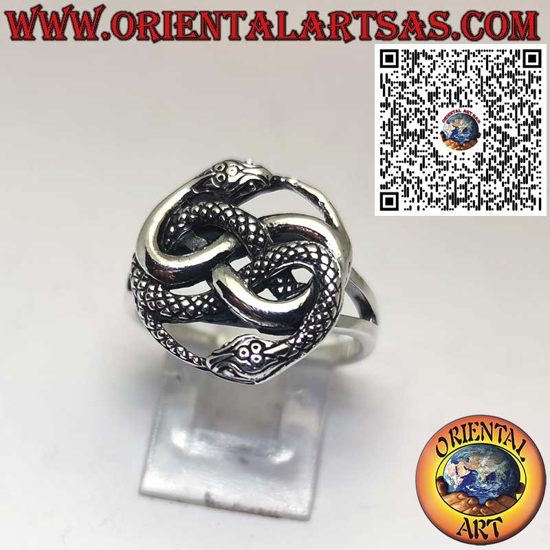 Silver Ring with Auryn Talisman – Inspired by The NeverEnding Story