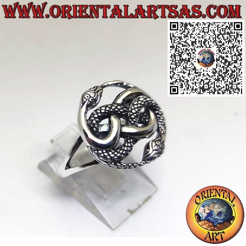 Silver Ring with Auryn Talisman – Inspired by The NeverEnding Story
