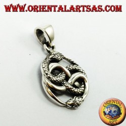 Silver Pendant, Auris Ouroboros Talisman