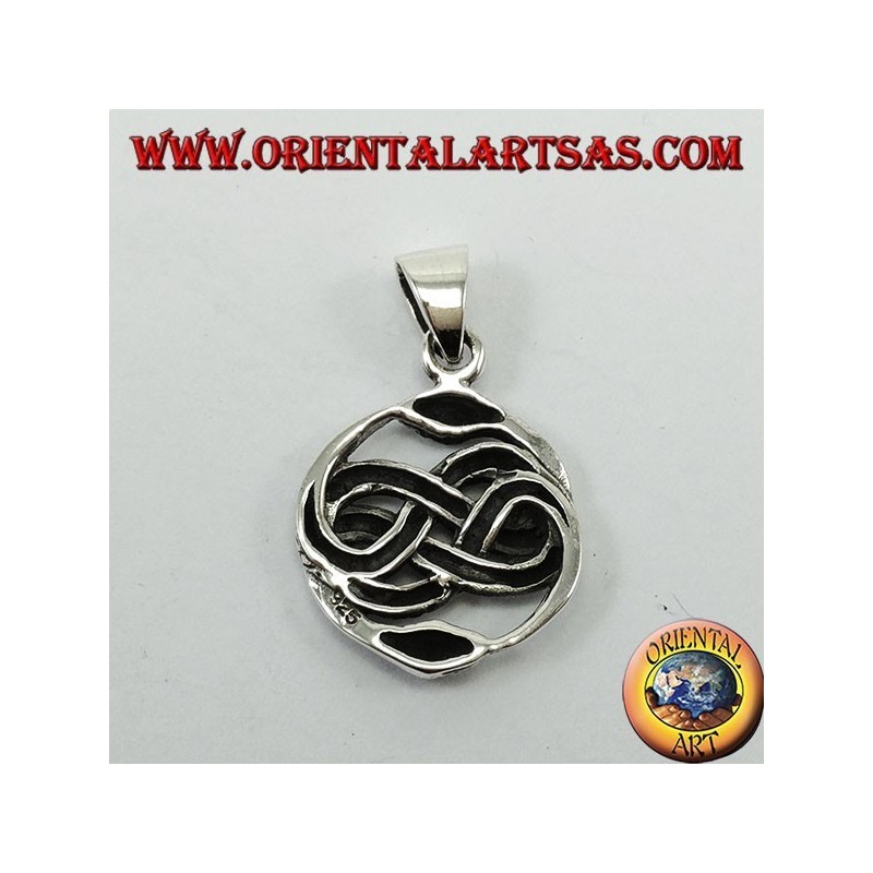 Silver Pendant, Auris Ouroboros Talisman
