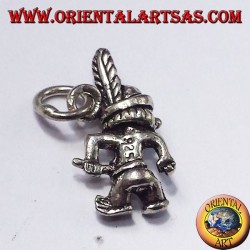 Silver Pendant, The Little Indian Hiawatha