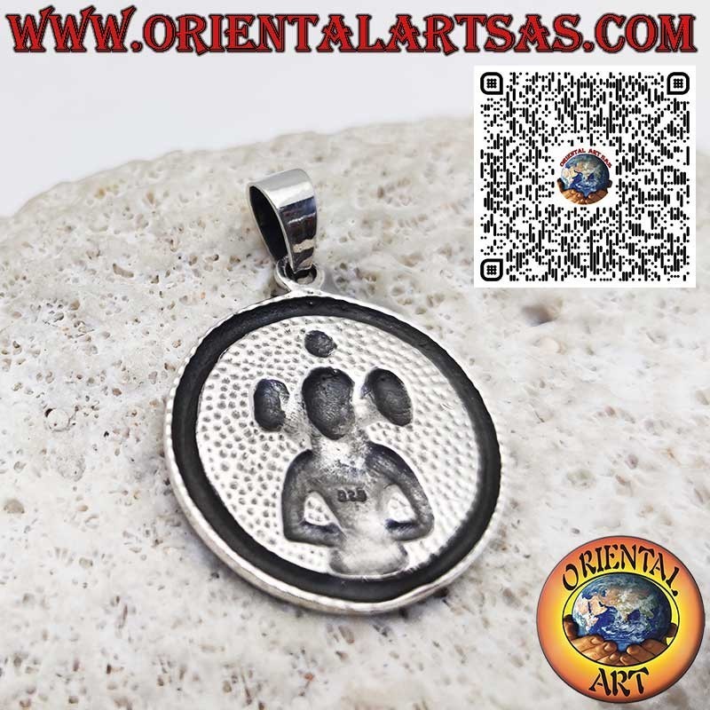 Sterling Silver Hecate Pendant – Triple Goddess, Fates and Furies – Esoteric Amulet