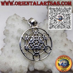 925 Sterling Silver Pendant – Metatron’s Cube, Sacred Symbol of Protection and Energy