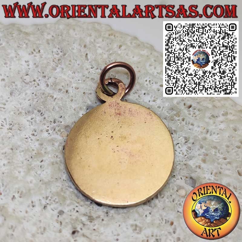Pendentif en bronze – Hexagramme unicursal, Symbole de Thelema, Amulette ésotérique
