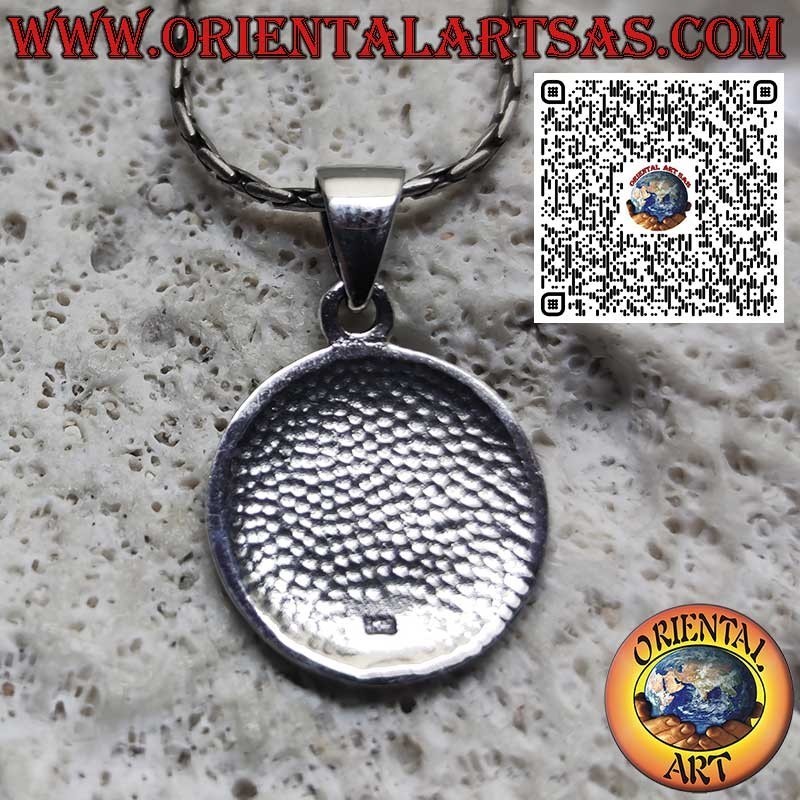 Ciondolo in argento Sigillo del Cavaliere Templare – Gioiello araldico medievale, crociate, medaglione replica templare