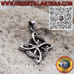 Colgante de plata Nudo de la Bruja – Símbolo de Protección – Joya de plata maciza