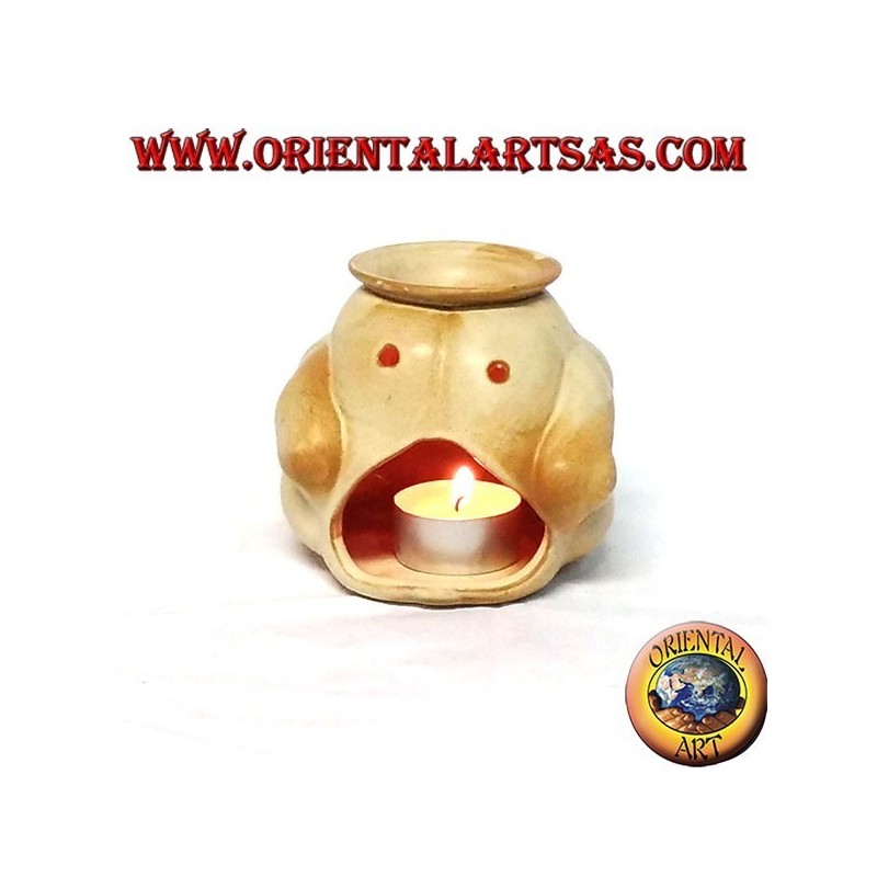Brucia essenze in ceramica Yogi meditazione benessere di Buddha feng shui zen