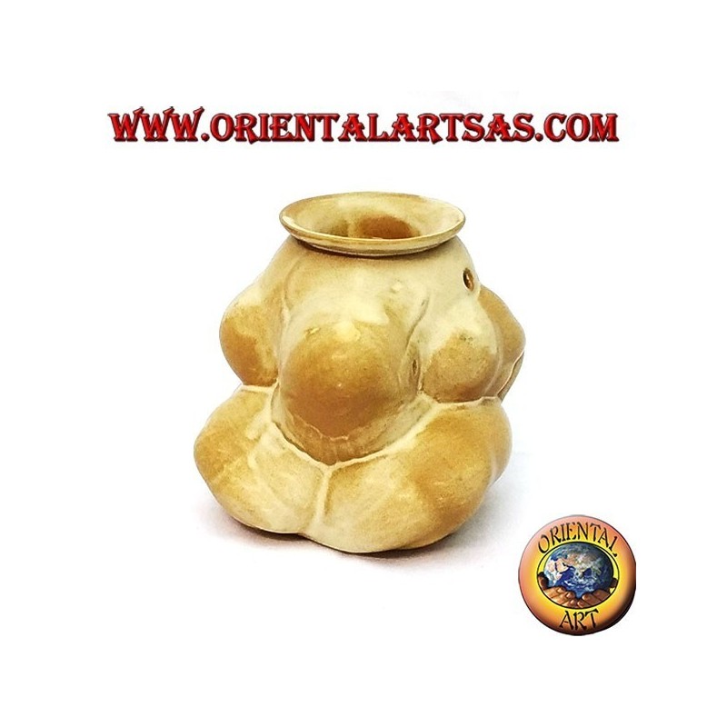 Quemando las Esencias de Cerámica Yogui Buddha Bud Meditación Meditación feng shui zen