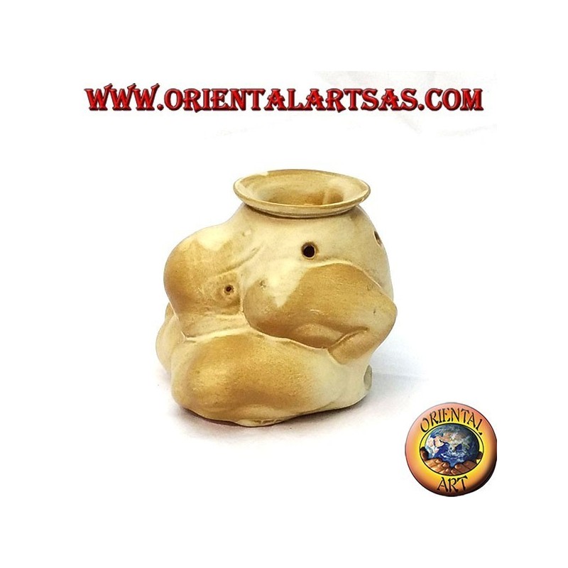 Brucia essenze in ceramica Yogi meditazione benessere di Buddha feng shui zen
