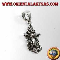 Silver Pendant, Ganesh Head