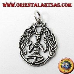 colgante de plata Cernunnos