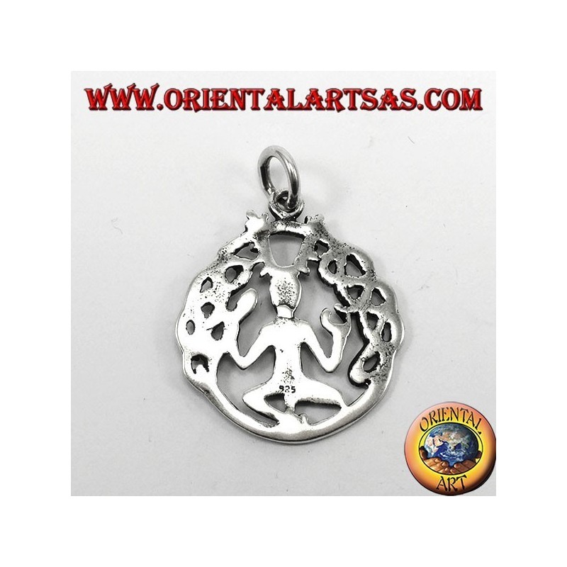 silver pendant Cernunnos