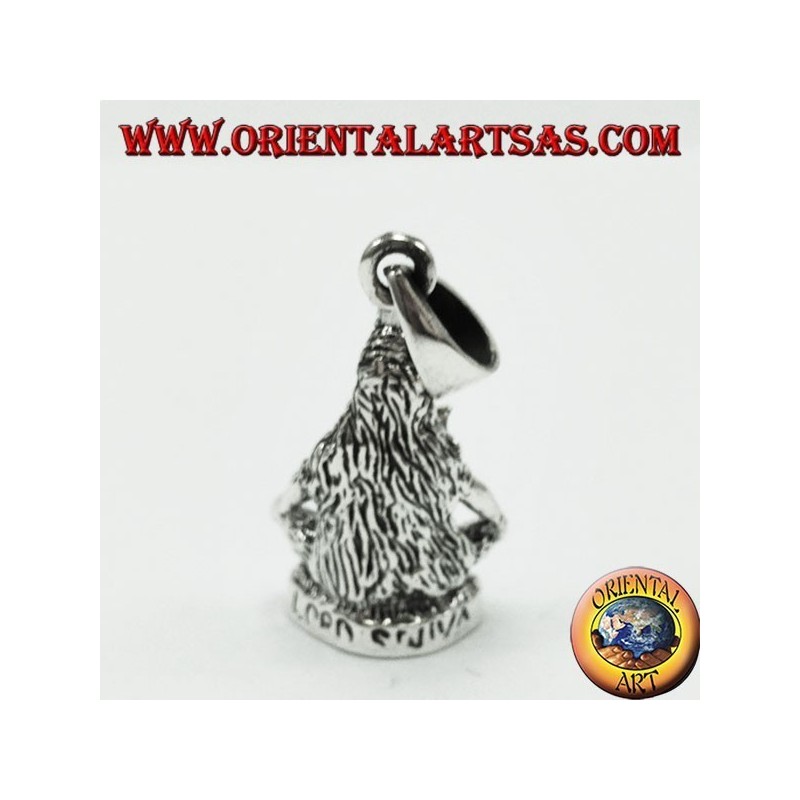 Pendentif en argent, Śiva (devanagari शिव  adapté à Shiva)