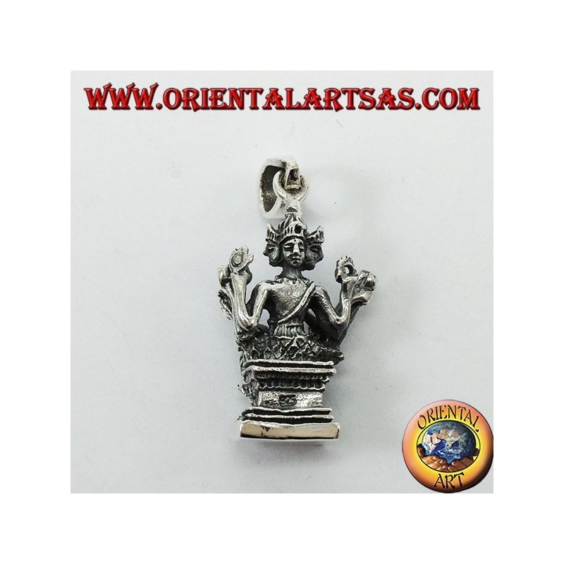 Pendentif en argent, Brahmā