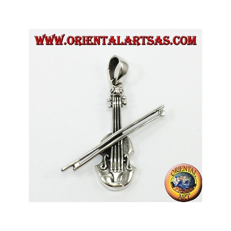 Silver Pendant, Violin