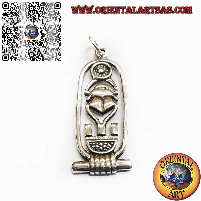 Amulette Scarabée Égyptien en Argent – Protection et Renouveau Spirituel