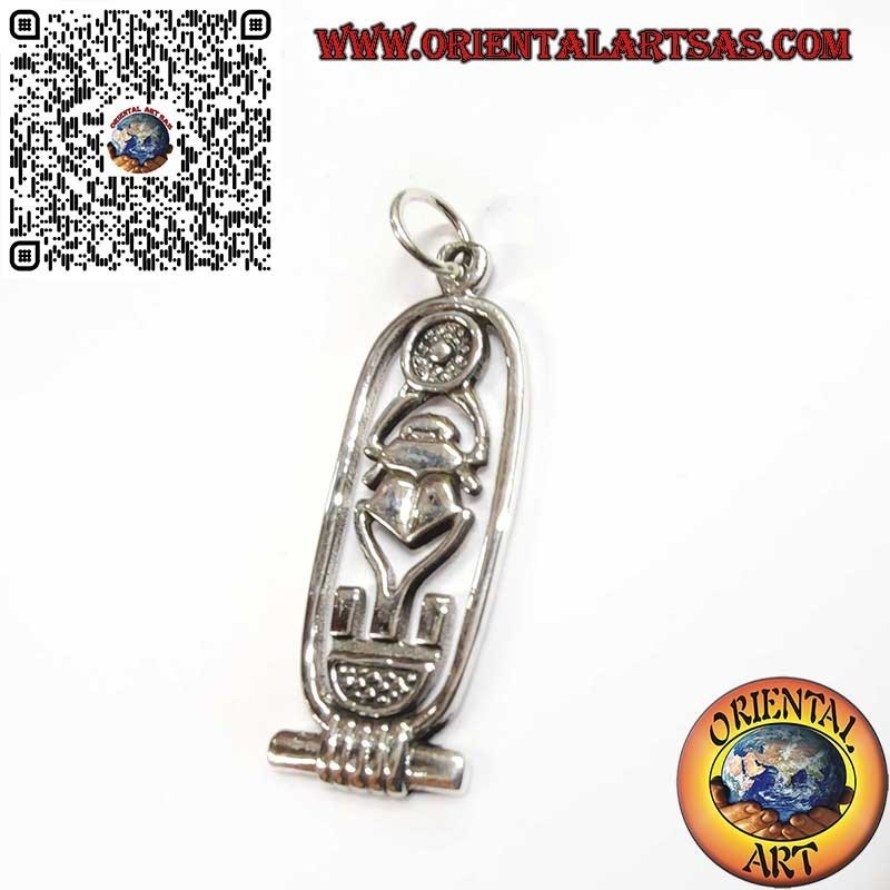 Silver Egyptian Scarab Amulet – Protection and Spiritual Renewal