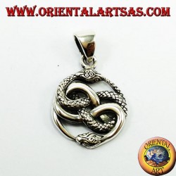Silver Pendant, Auris Ouroboros Talisman