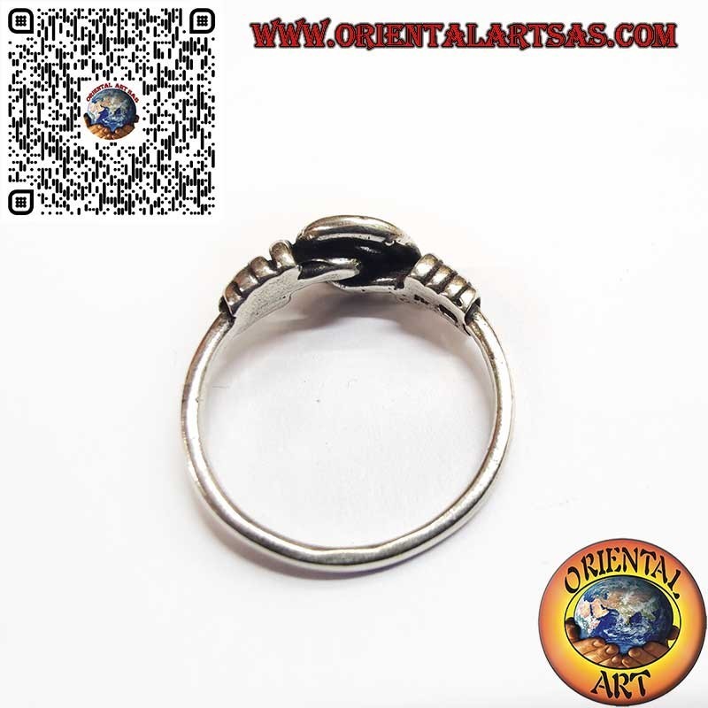 Wikinger-inspirierter Silberring mit Spiralen – Handgefertigter Schmuck