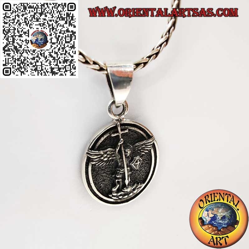 Colgante Plata 925 San Miguel Arcángel Ángel Guarda | Protección