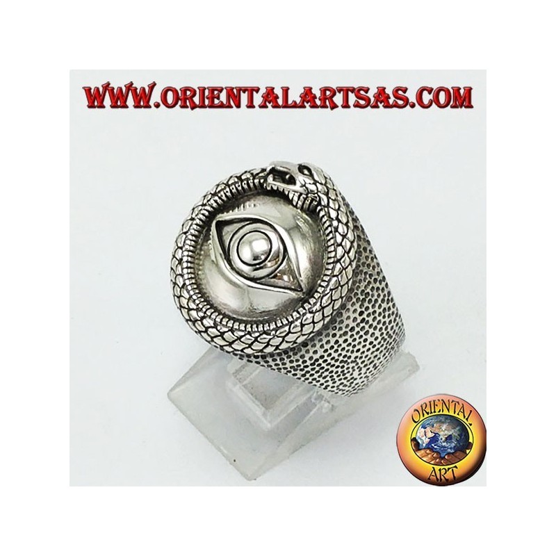 Anillo de plata, Ouroboros del ojo iluminado