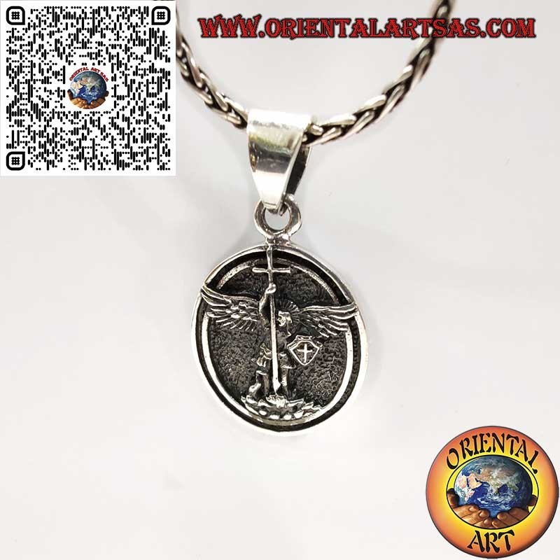 Colgante Plata 925 San Miguel Arcángel Ángel Guarda | Protección