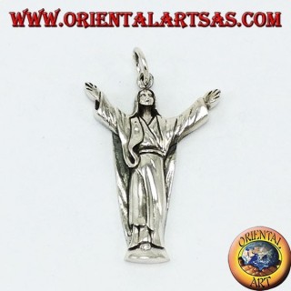 Ciondolo  in argento Cristo Redentore