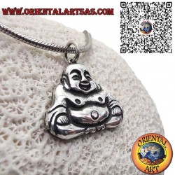 Colgante Buda de la Abundancia (Hotei) en Plata 925 - Amuleto de la Suerte