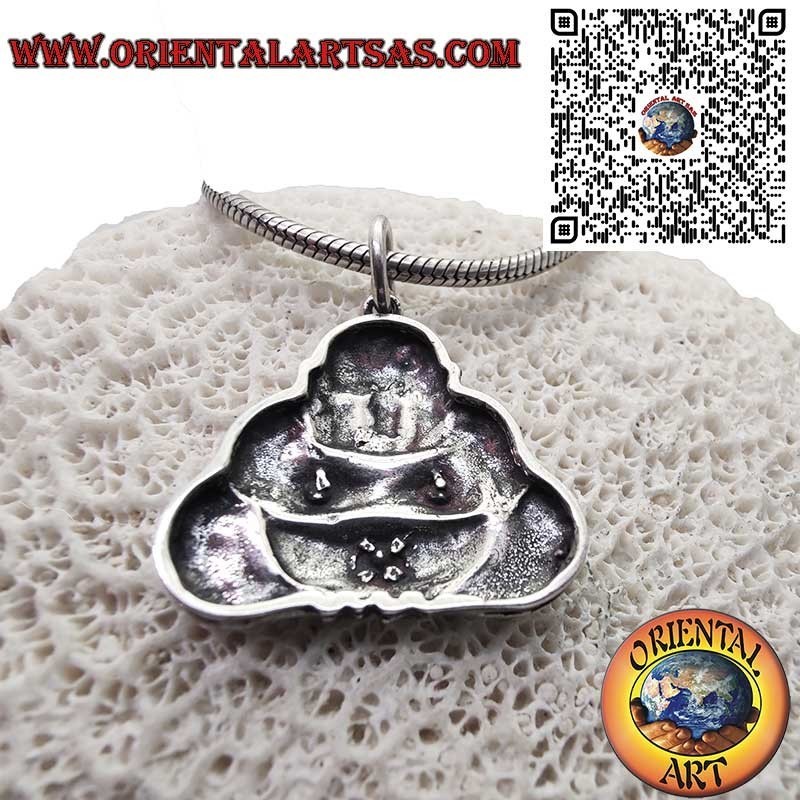 Lachender Buddha Silber 925 Anhänger - Glück und Wohlstand