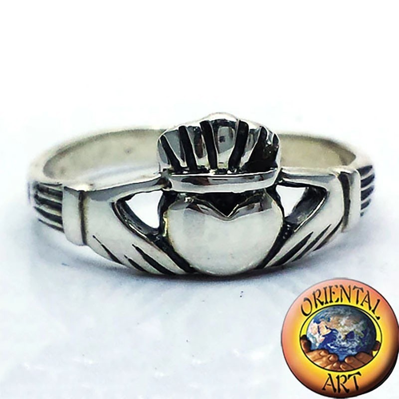 Anillo Claddagh Plata 925 Irlandés | Oriental Art