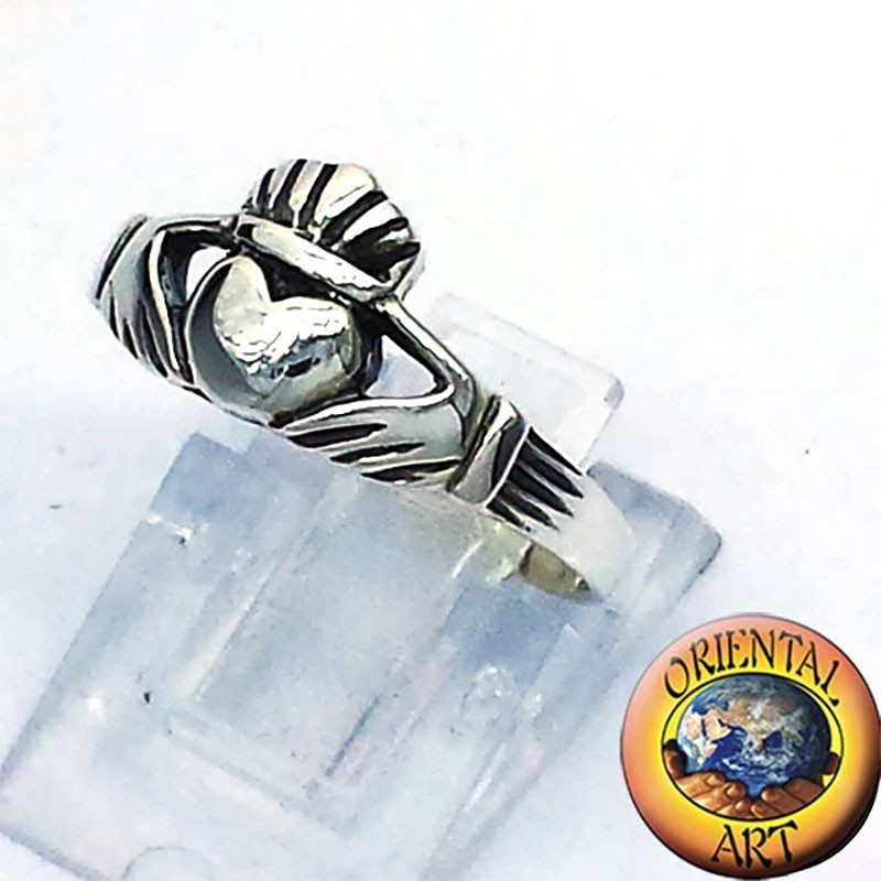 Anello Claddagh Argento 925 Irlandese | Oriental Art