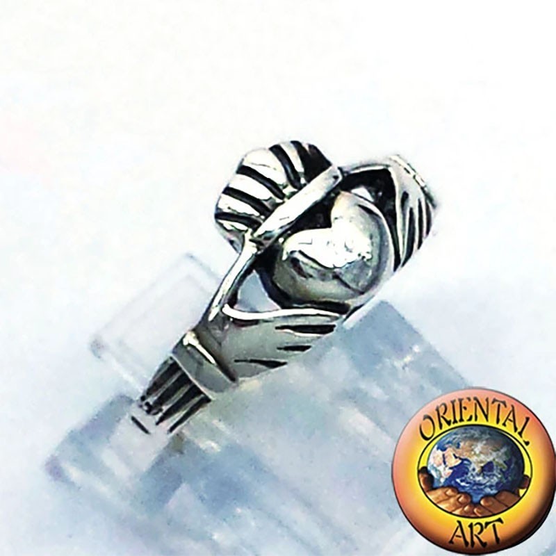 925 Sterling Silver Claddagh Irish Ring | Oriental Art