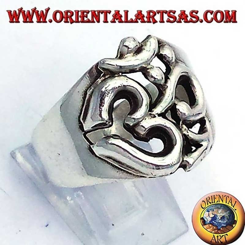 Anillo Símbolo OM Plata 925 Aum | Oriental Art