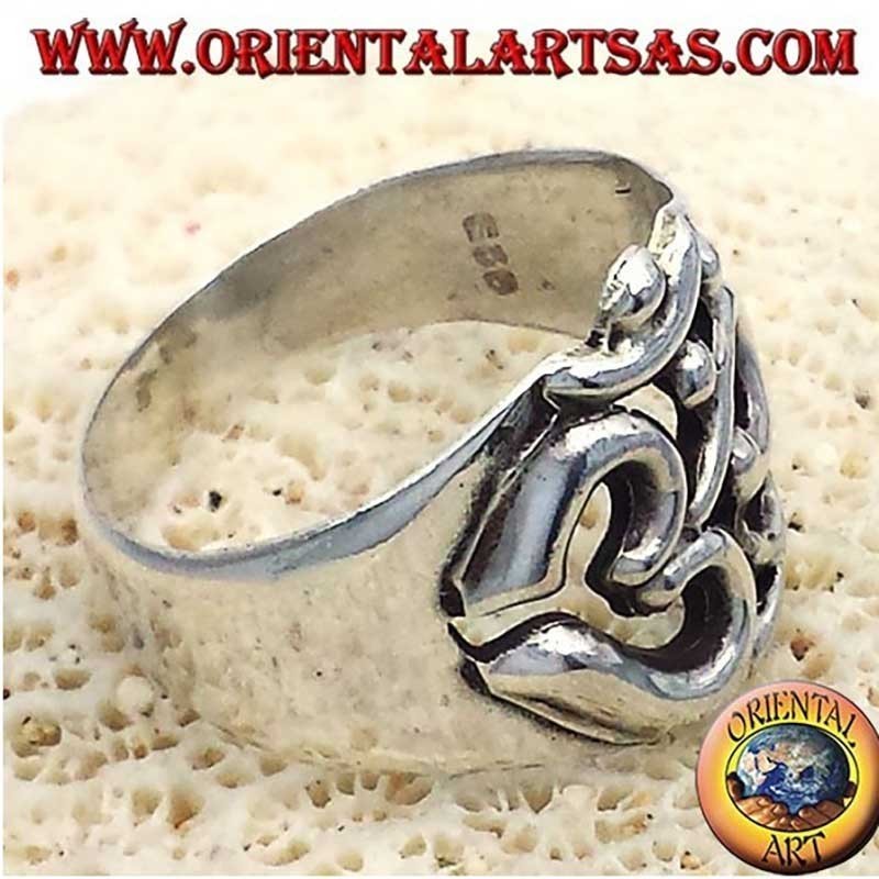 OM Symbol Ring 925 Sterling Silber Aum | Oriental Art