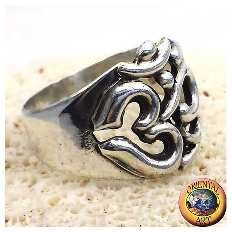 Bague Symbole OM Argent 925 Aum | Oriental Art