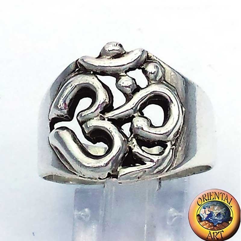 Anillo Símbolo OM Plata 925 Aum | Oriental Art
