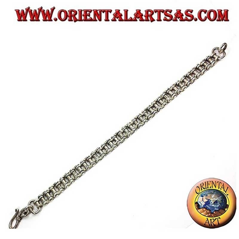 Bracelet Chaîne Moto Argent 925 - Style Biker & Rock