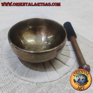 Campana Tibetana Nadayaga 12cm 7 Metalli Nota DO - Fatto a Mano Nepal Oriental Art