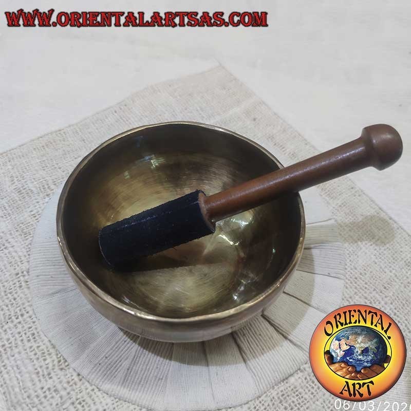 Tibetische Klangschale Nadayaga 12cm 7 Metalle Note C - Handgefertigt