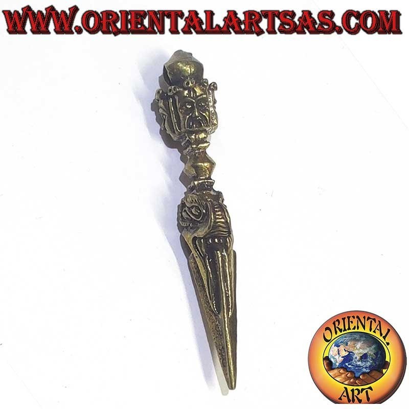 Colgante Phurba Vajrakila Mahakala Latón 55mm | Oriental Art