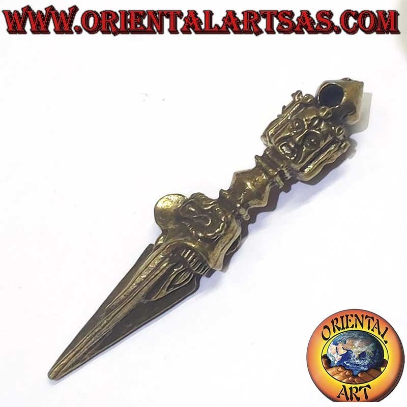 Phurba Vajrakila Mahakala Pendant Brass 55mm | Oriental Art