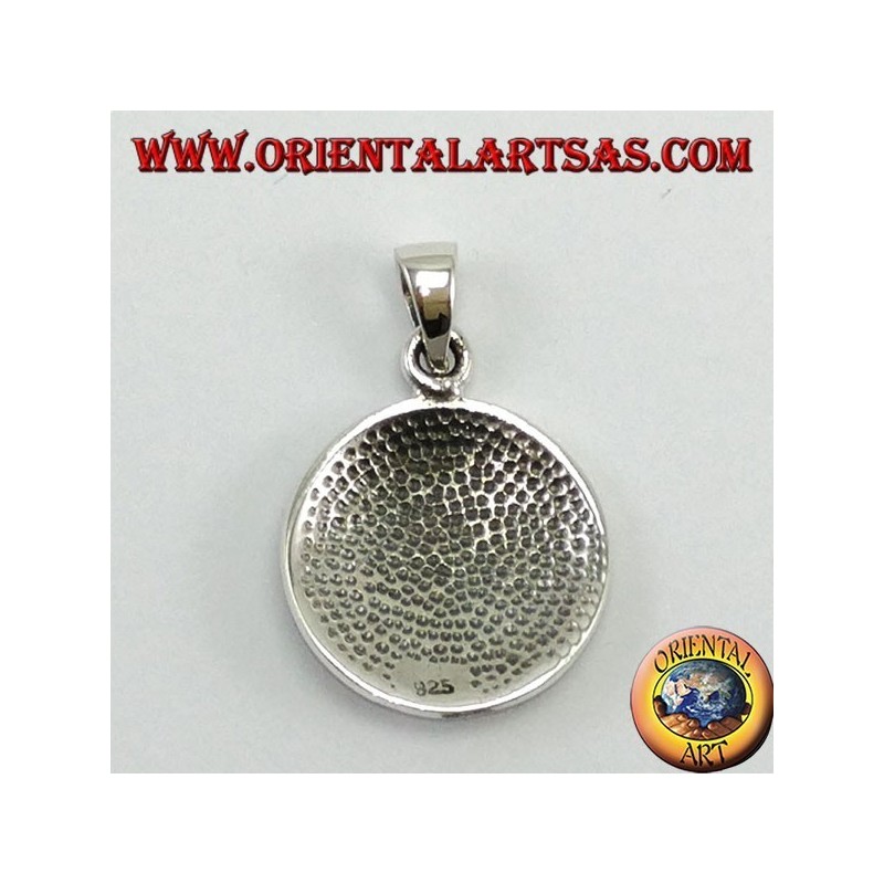Pendentif en argent, Aegishjalmur et Vegvisir avec des runes celtiques (petites)