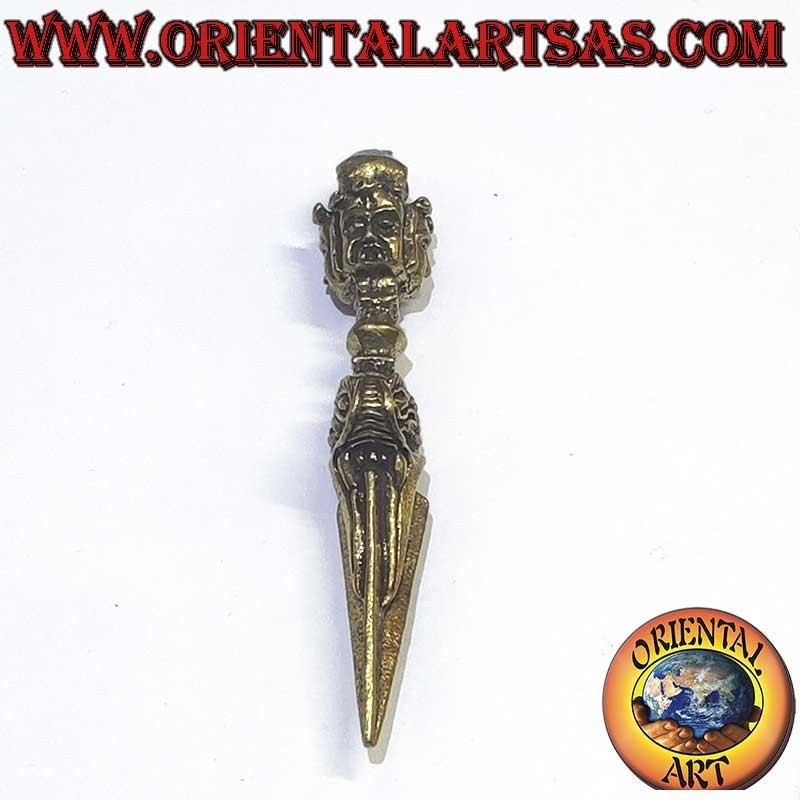 Colgante Phurba Vajrakila Mahakala Latón 55mm | Oriental Art