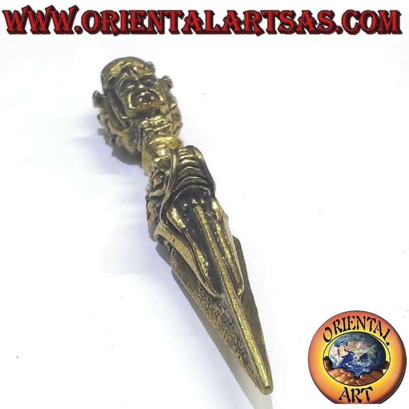 Pendentif Phurba Vajrakila Mahakala Laiton 55mm | Oriental Art