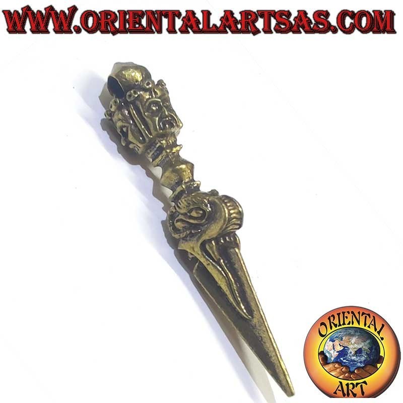 Colgante Phurba Vajrakila Mahakala Latón 55mm | Oriental Art