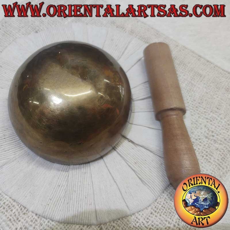 Tibetan Singing Bowl 10cm 7 Metals Note D 587Hz Nepal Handmade