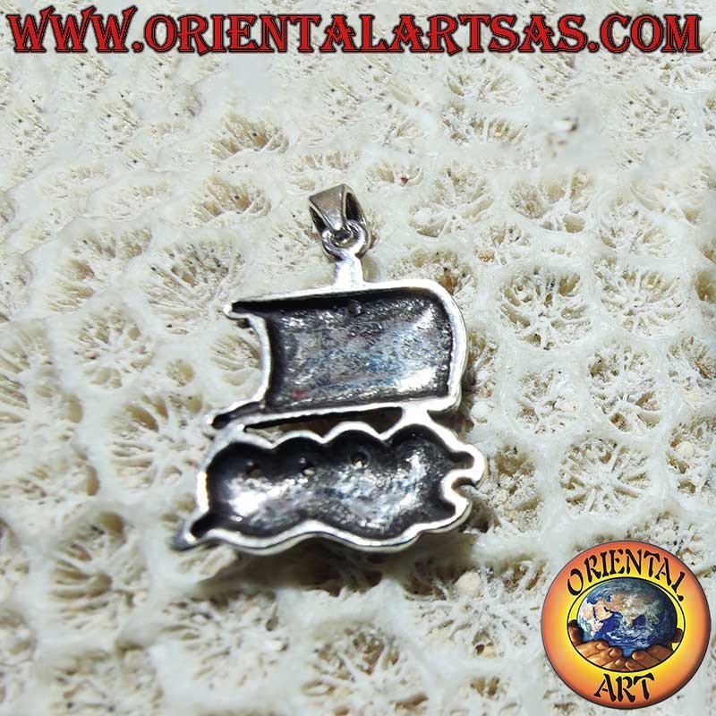 Colgante Drakkar Vikingo Plata 925 - Nave Nórdica | Oriental Art